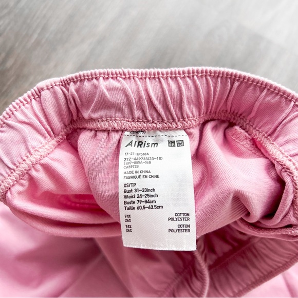 Uniqlo airism pink cotton pyjama set - Picture 15 of 16